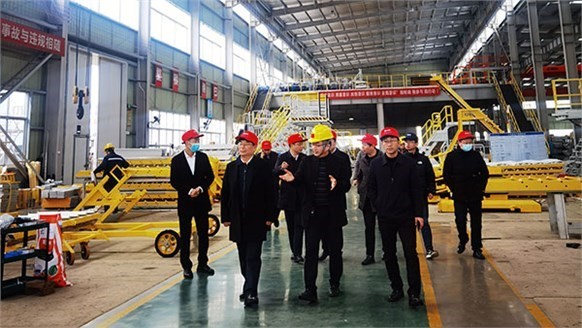 Welcome the Secretary of the Municipal Party Committee to visit our company for inspection work