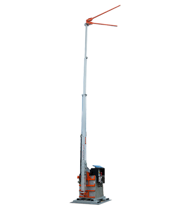 Elevating high-altitude anti fall protection device