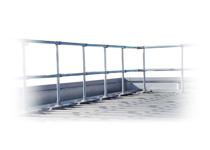 Roof guardrail