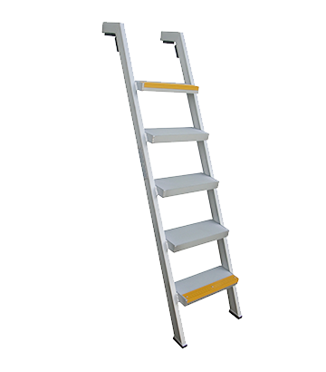 Industrial inclined ladder